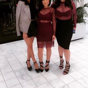Topshop lace dress